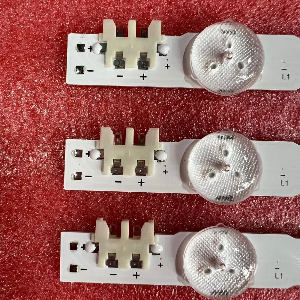 bandes led blanc rondes perforations moderne éclairage téléviseur usine personnalisable