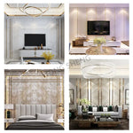 Autocollant mural en couleur beige pour décoration intérieure