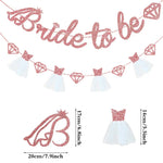 décoration mariage bannière bride to be ceinture tulle confettis diadème accessoires fiançailles
