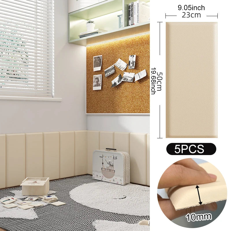 panneaux tête lit cuir blanc gris moderne quadrillé adhésif protection décorative chambre jeu