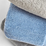 serviettes bain coton blanc gris bleu séchage rapide absorption rapide dimension 80x160cm