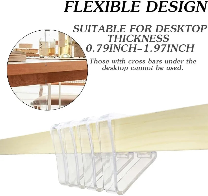 clips table transparents plastique moderne clips antidérapants nappe restaurant