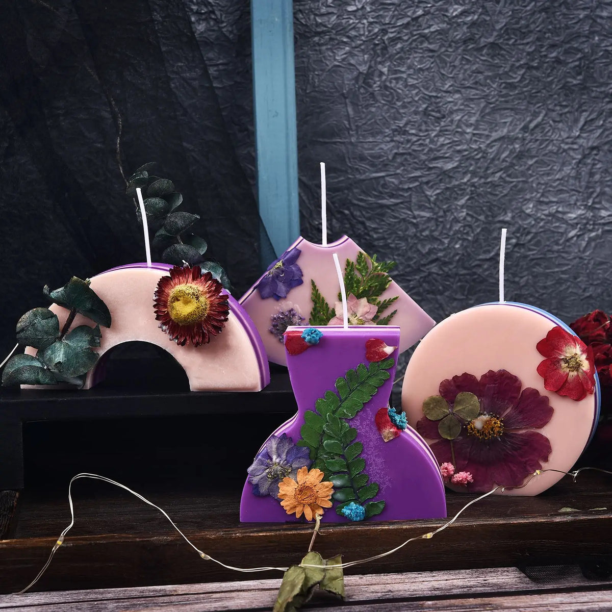 fleurs séchées variées naturelles décoration diy résine bijoux artisanat nail art