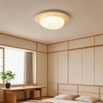 plafonnier moderne rustique marbre poli blanc beige texture naturelle lumière surface chambre salon