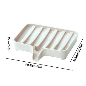 porte savon moderne vert clair adhésif respectueux environnement texture granulée minimaliste