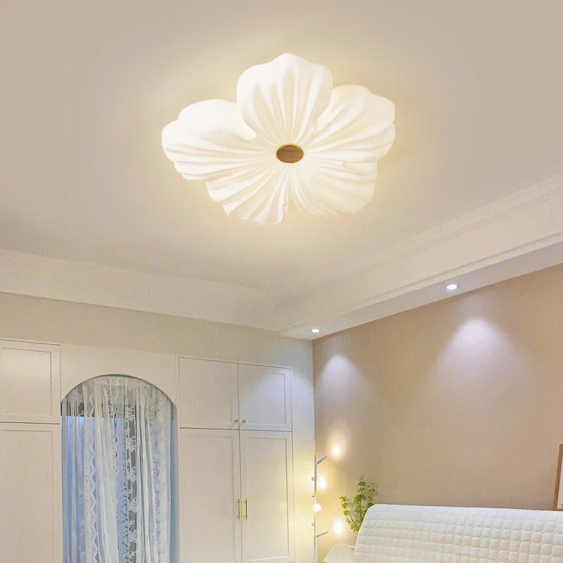 plafonniers moderne acrylique chrome plié blanc toucher interrupteur led couleurs réglables