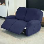 housse canapé inclinable gris jacquard moderne extensible poches fauteuil salon maison