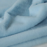 tissu fourrure douce peluche classique 50x50cm bleu marron gris beige rose vert blanc