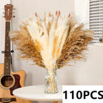 bouquet fleurs séchées pampas naturel beige marron blanc décoration maison anniversaire mariage rustic
