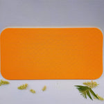 tapis couture caoutchouc 34x17cm noir rose bleu gris micro perforé moderne antidérapant