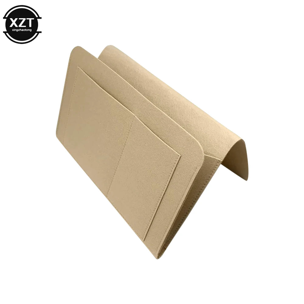 sac rangement mural gris compartiment adhésif minimaliste stockage réutilisable moderne neutre
