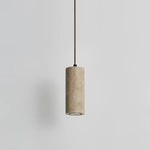 suspension lumineuse moderne pierre naturelle abatjour opaque câble métallique chambre salon led