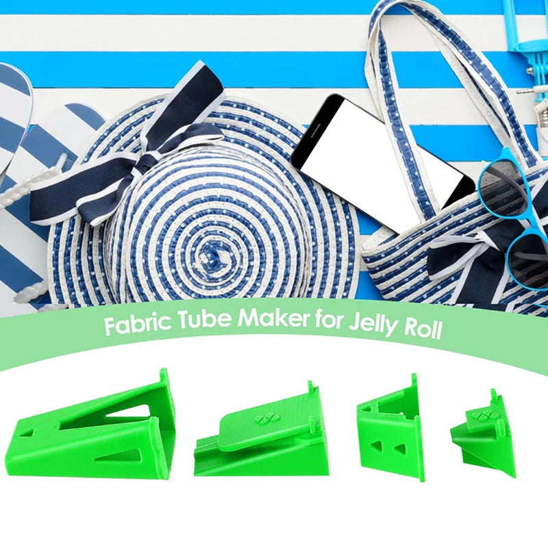 outils couture vert clips fabrication tubes tissu pratique facile artisanat