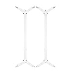 sangles élastiques ajustables clips métalliques maintien draps lit noir modernes 70cm 280cm