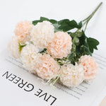 décoration mariage fleurs artificielles soie bouquet table intérieur centre decoration bleu rose blanc vert