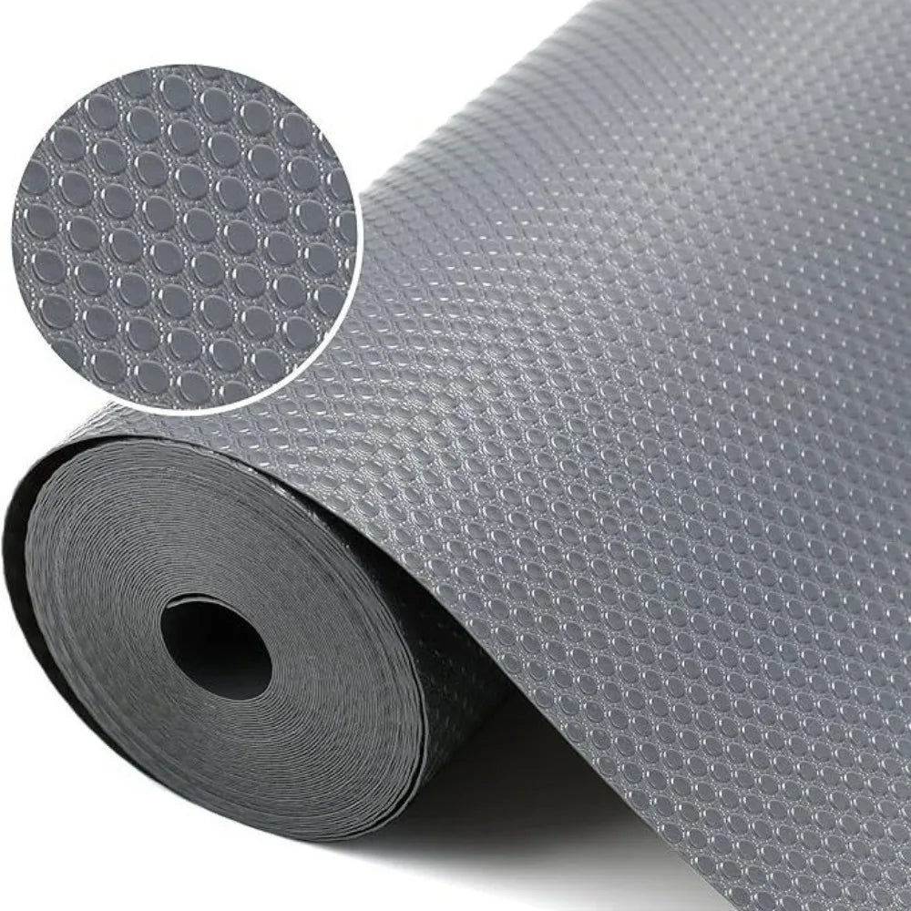 tapis protection armoire tiroir cuisine gris moderne texture points respectueux environnement