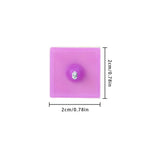 Clips adhésifs porte grillage violet bleu moderne 2cm 2cm fixations