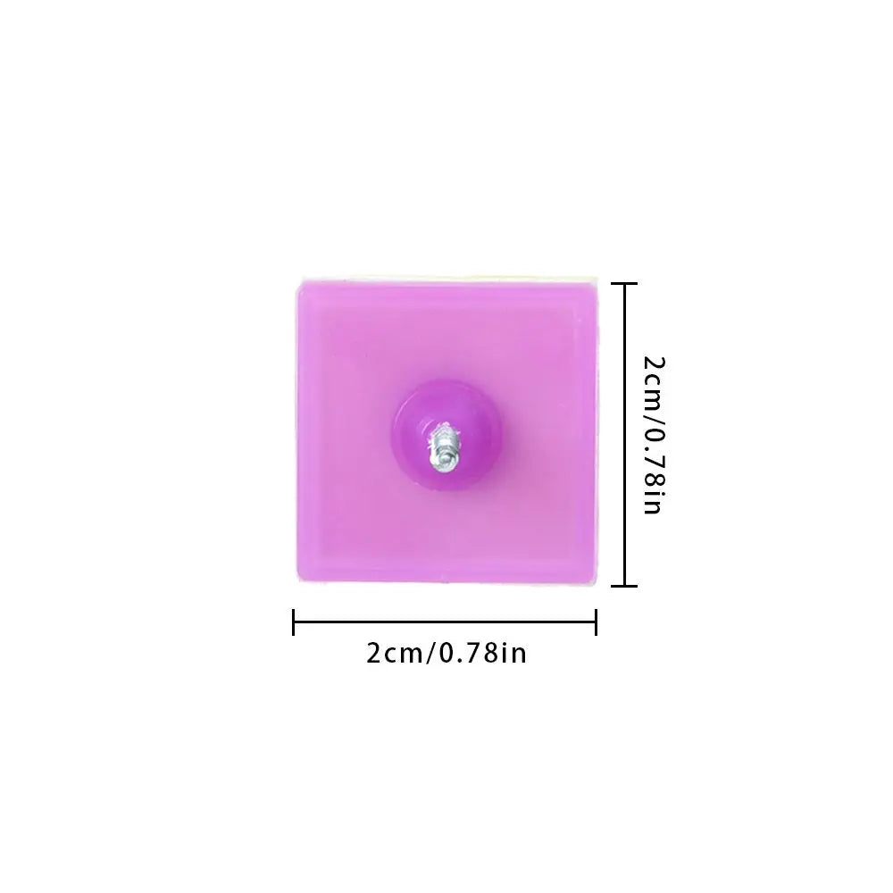 Clips adhésifs porte grillage violet bleu moderne 2cm 2cm fixations