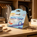 piège papillons adhésif beige bleu clair pratique économique piège insectes auto collant attrape mouches