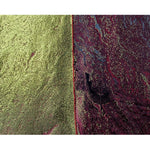 tissu brocart marbré moderne rouge vert bleu brillant polyester largeur 167cm élégant Jacquard