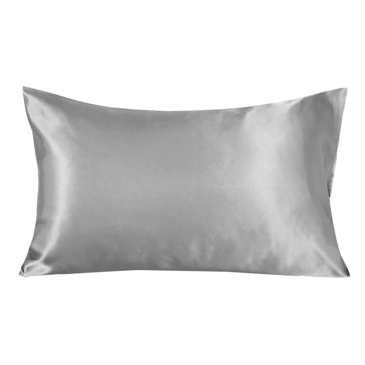 taie d'oreiller satin rose clair cheveux peau douce moderne uni