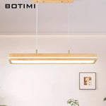 lampe suspendue moderne pendentif bois blanc texture naturelle chambre salon étude