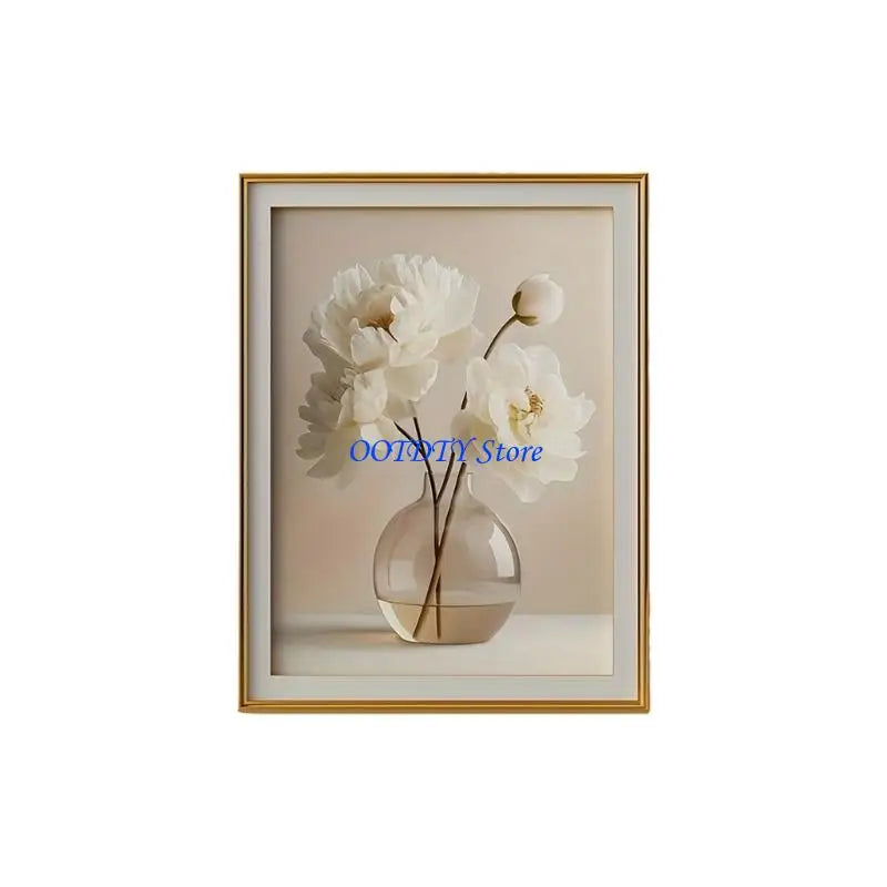 affiche murale moderne minimaliste fleurs papier opaque sans cadre 15cmx10cm 18cmx13cm 20cmx15cm 25cmx20cm 30cmx20cm