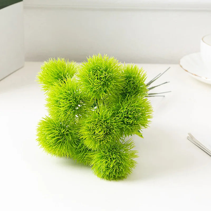 bouquet fleurs artificielles violet jaune vert modernes mariage anniversaire intérieur exposé minimaliste
