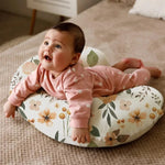 coussin allaitement bébés mois polyester coton moderne doux fleurs motifs géométriques