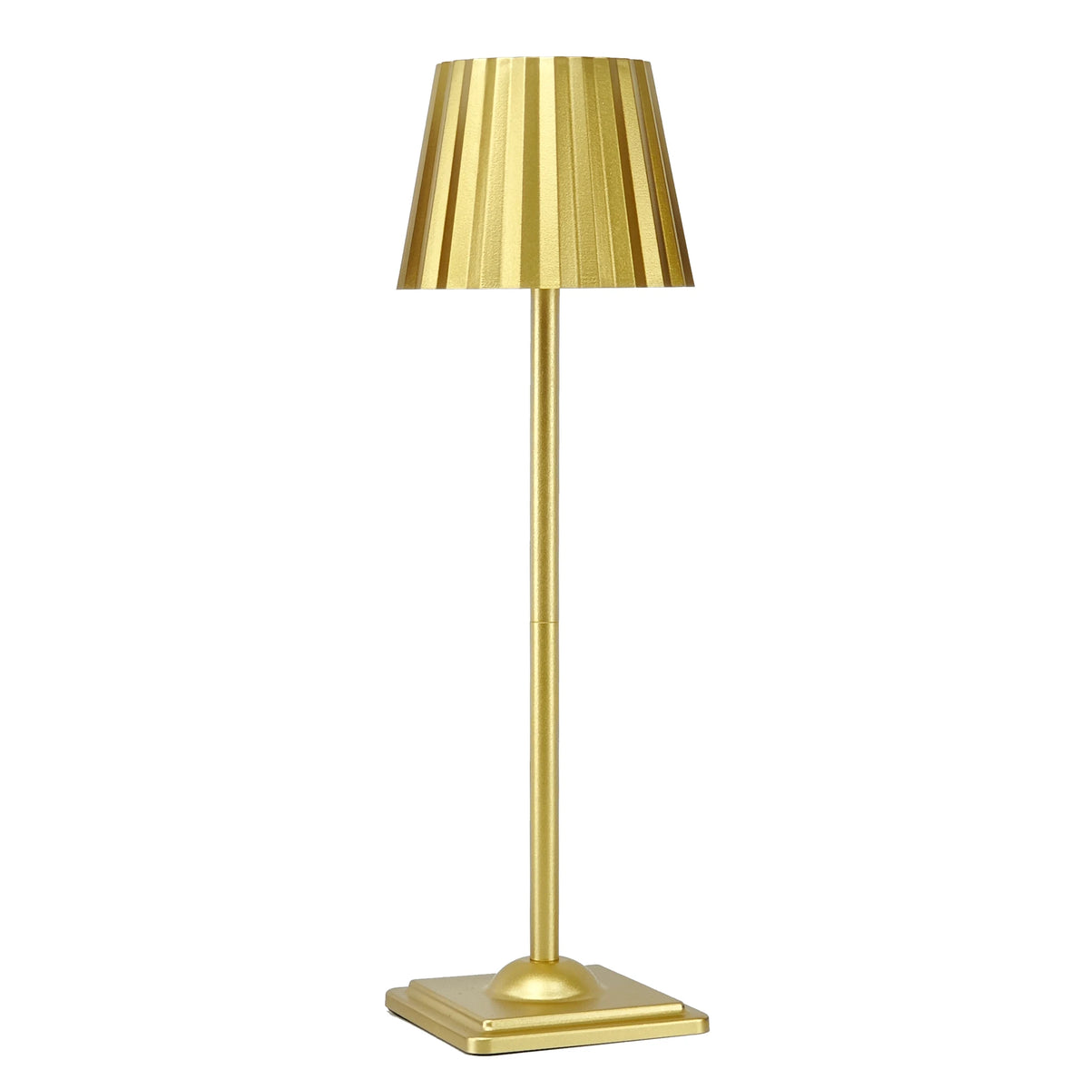 lampe table moderne lampe led rechargeable usb couleurs ambiance plissée effet vieilli base antislip.touchscreen