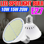 ampoule led projecteur 20w e27 blanc grille moderne haute luminosité 2700k 6500k 20000h