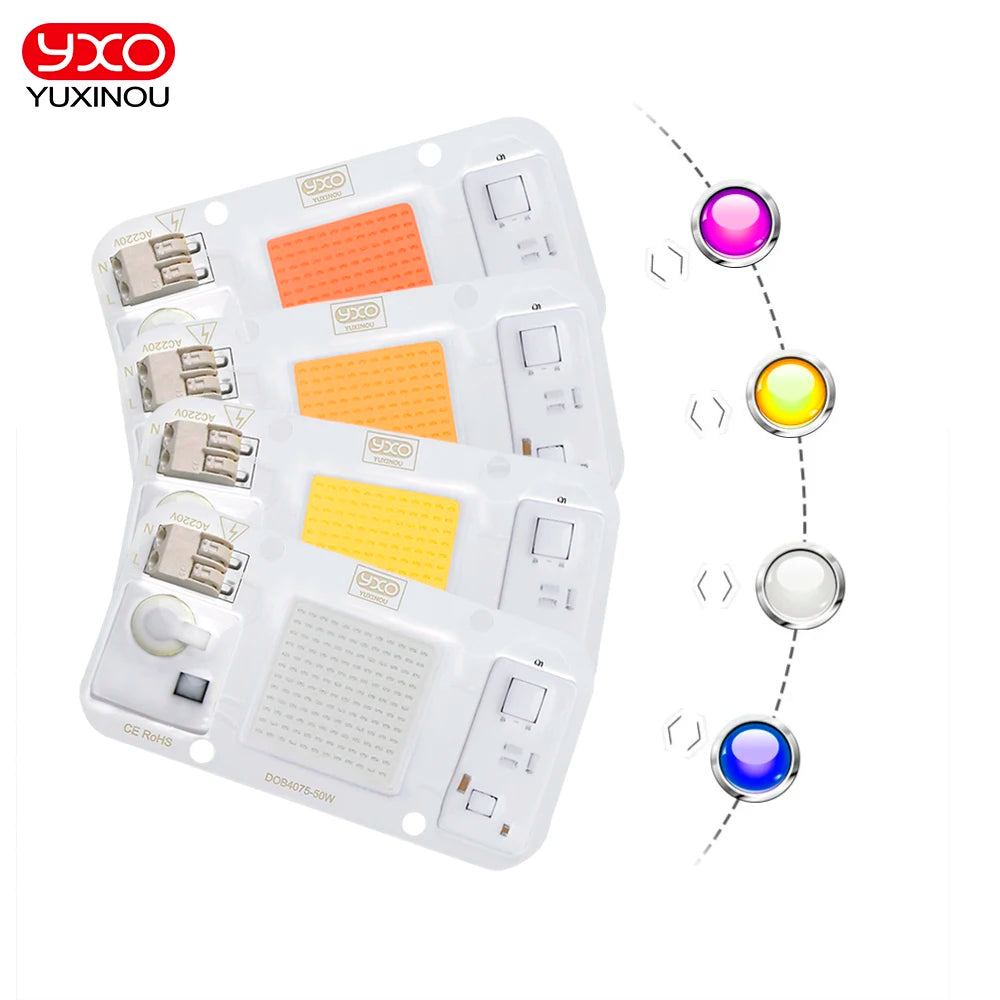 Plaque LED moderne 20W 30W 50W blanc froid jaune orange ip65 étanche