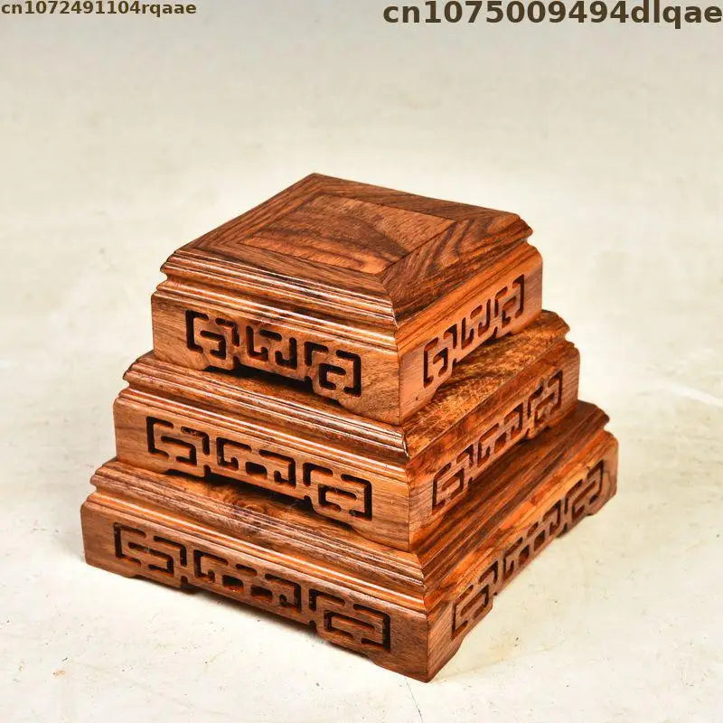 base bois décorative marron clair classique rayures naturelles support présentation maison variante taille multiple