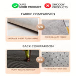 tapis imperméable anti dérapant rapide chiens blanc noir motif chiots étoiles moderne chambre animal