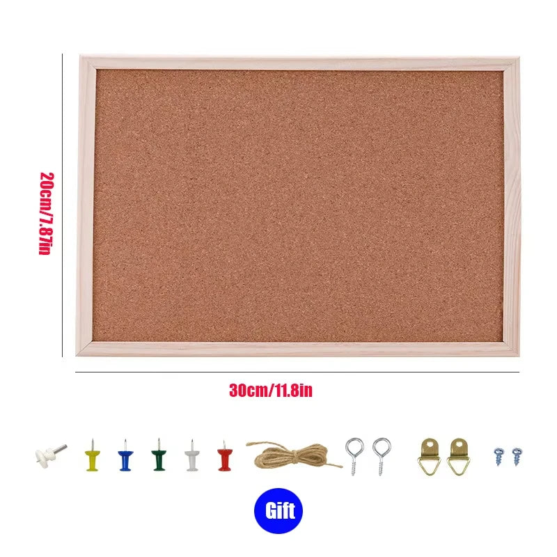 tableau liège bois décoratif suspension mur rouge rose vert marron simple rustique