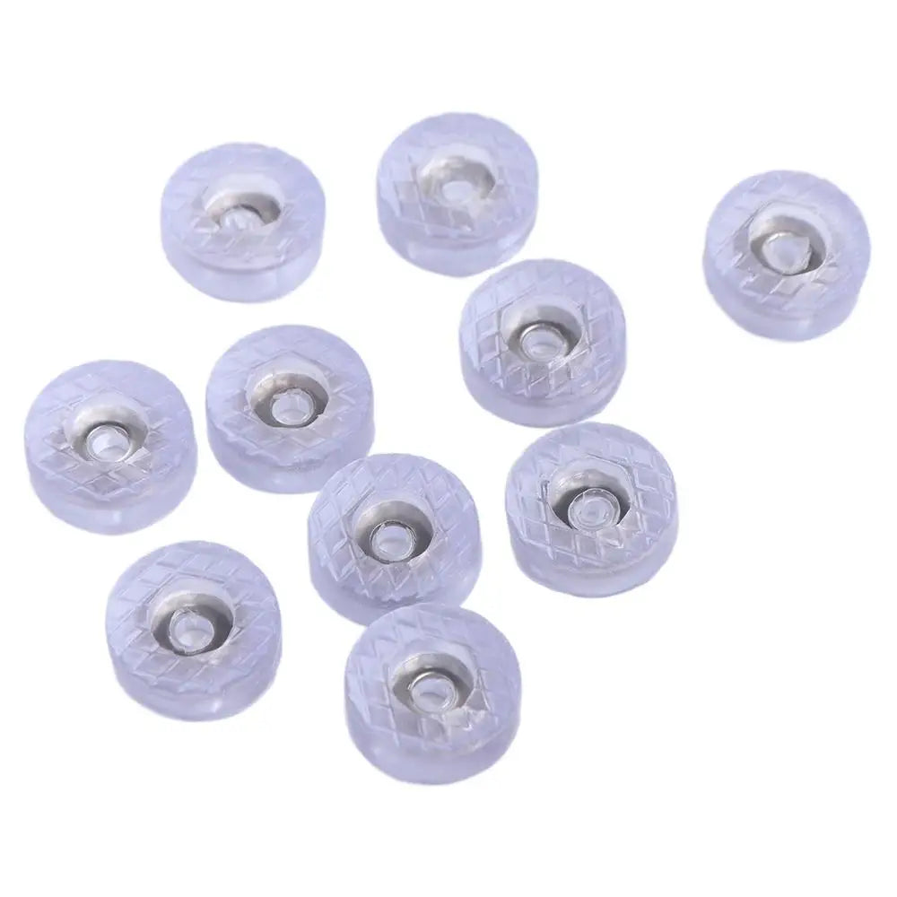 boutons modernes violet géométriques semi transparents 18mm 22mm 25mm 30mm