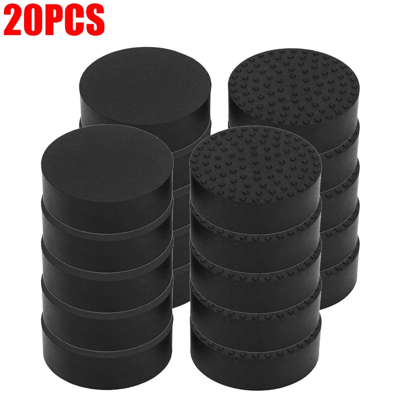 supports pot fleur adhésifs anti dérapants noirs modernes terrasse jardin patio