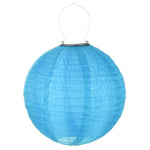 lanterne solaire led florale traditionnelle blanc rouge vert rose crochets tissu nylon opaque festive