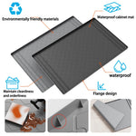 tapis imperméable sous évier tapis sol cuisine salle bain récupération eau moderne utilitaire