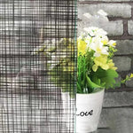 tissu motif rayures diagonales blanc noir adhésif isolation thermique protection uv moderne minimaliste diy