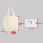 sac main réutilisable toile beige motif floral occassionnel coton écofriendlyversible pliable évènements jours festive