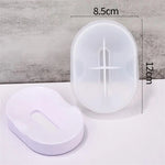 moules savon silicone modernes couleurs variées blanc gris rose bleu clair jaune clair minimaliste