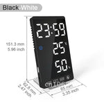 horloge multifonctionnelle or rose moderne radio double alarme projection
