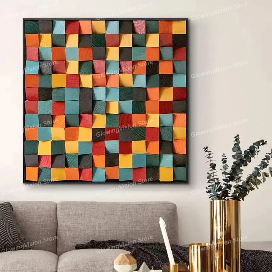 Panneau décoratif acoustique bois massif