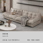 canapé blanc simili cuir moderne coussins 180 240 300 cm