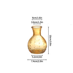 vase transparent moderne bulles couleurs vives décoration intérieure arrangement floral table mariage