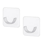 crochet mural adhésif blanc bleu moderne 2pcs 4pcs 6pcs 8pcs transparent uni salle bains