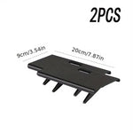 support tablette moderne fibre carbone noir réglable clips magnétiques table ordinateur