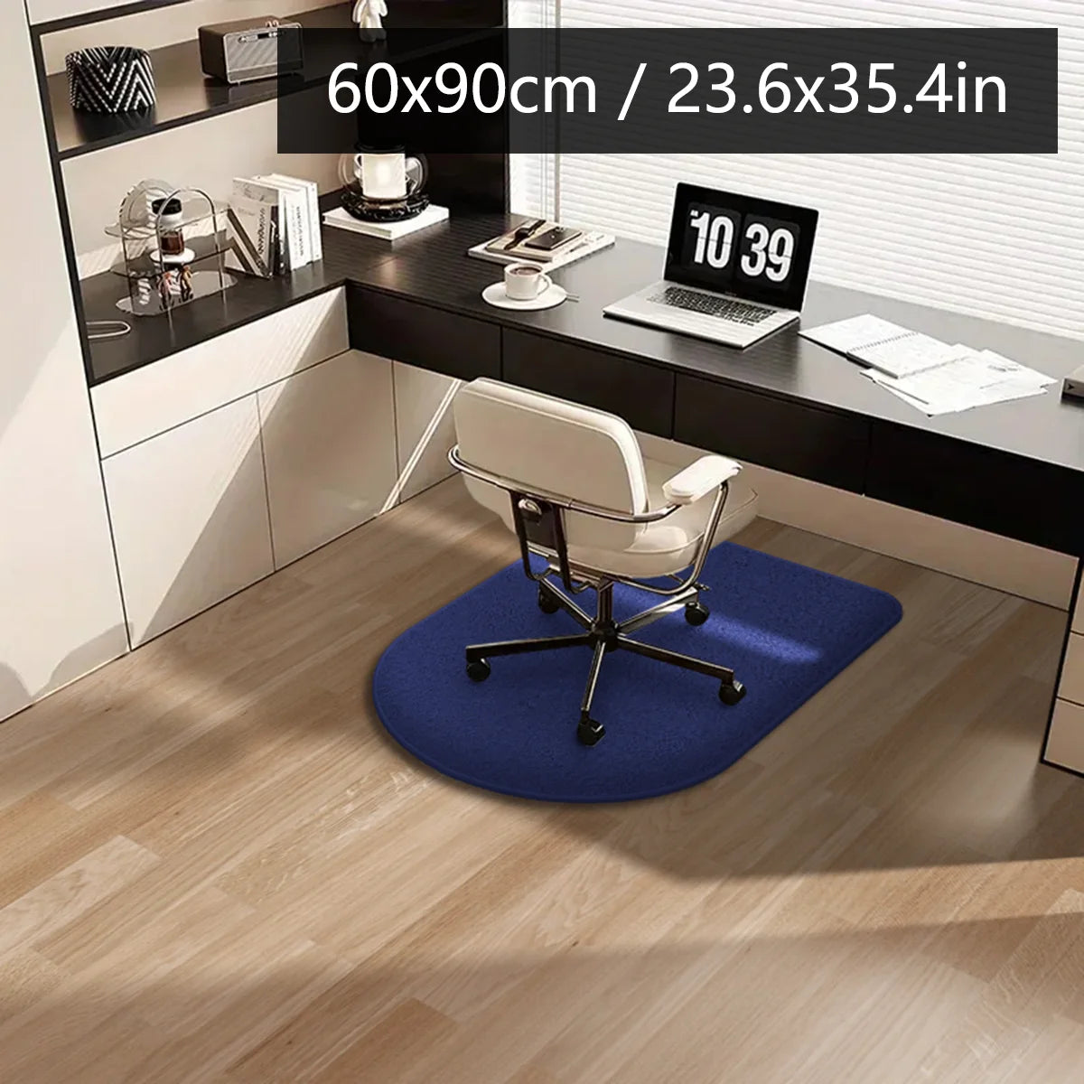 tapis sol noir points blancs moderne adhésif intérieur salon chambre cuisine salle bain polyester