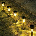 Lampe solaire moderne pour pelouse et patio
